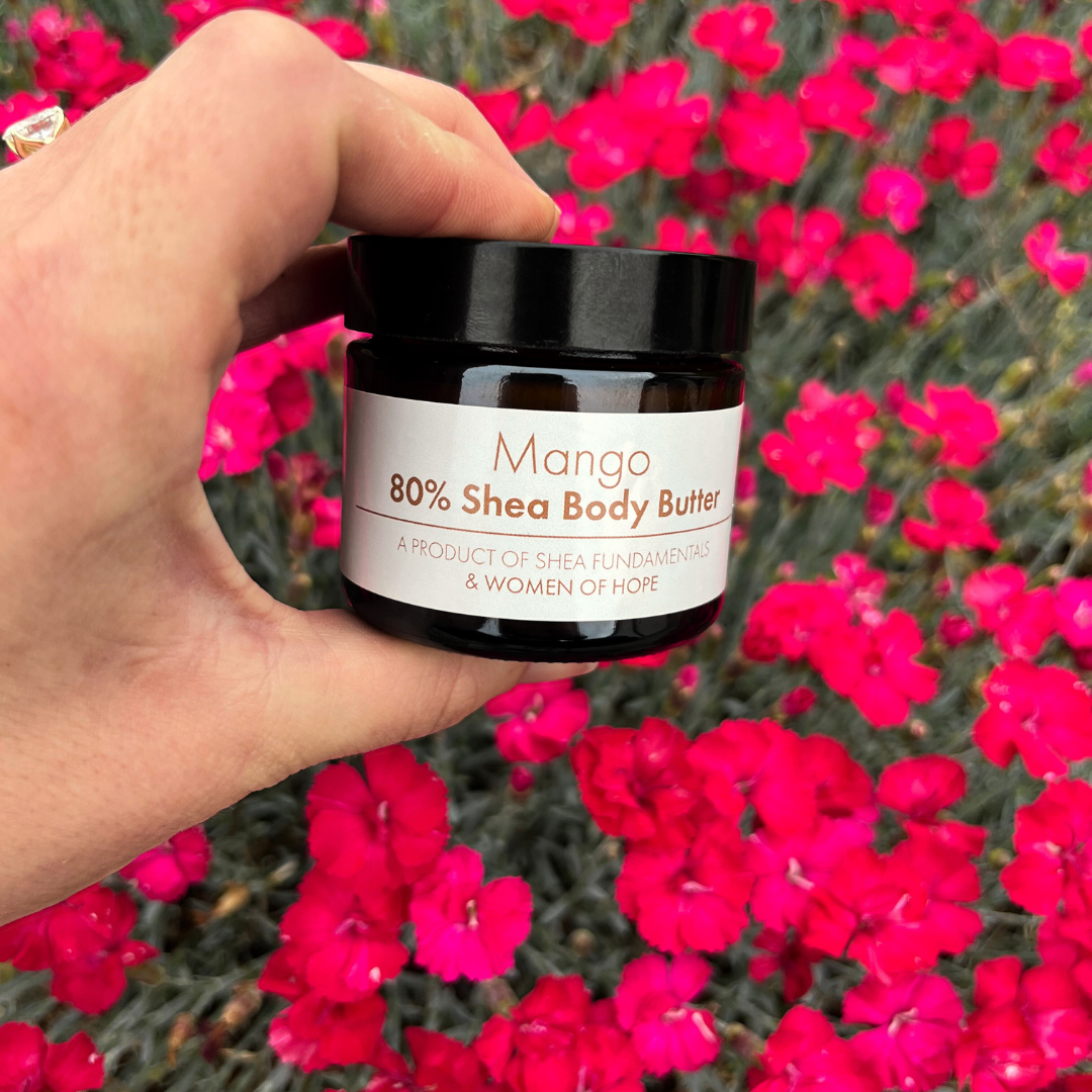 Shea Body Butter, 1.5oz - Amber Jar