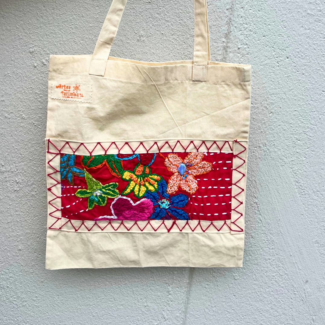 Embroidered Tote