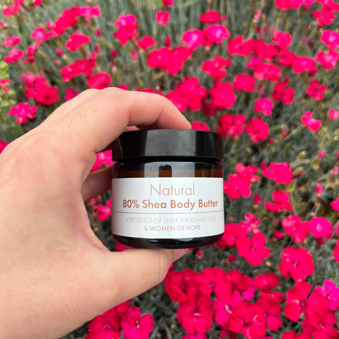 Shea Body Butter, 1.5oz - Amber Jar