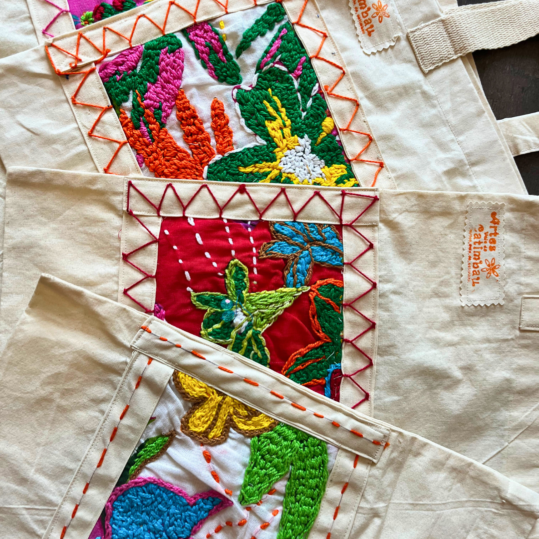 Embroidered Tote