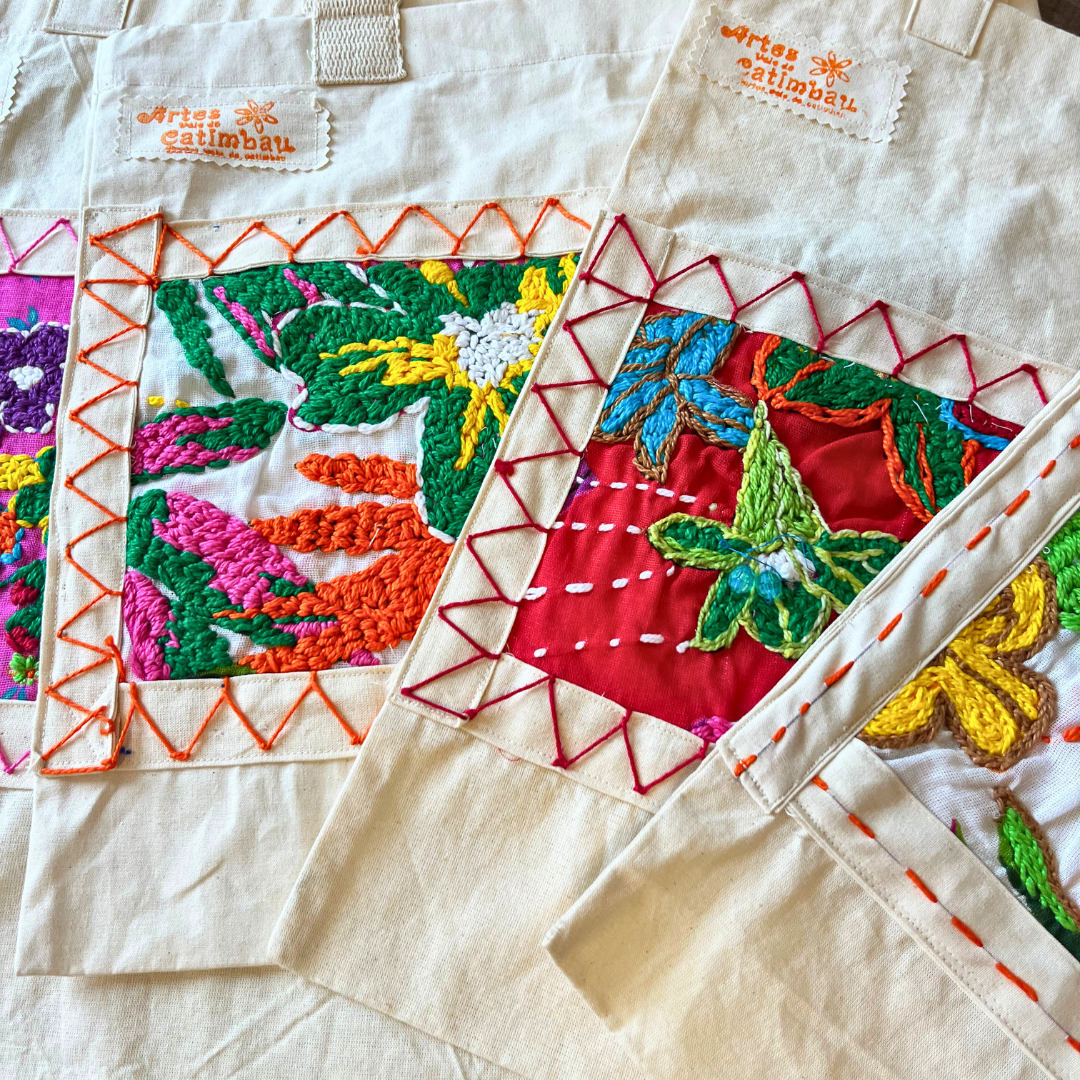 Embroidered Tote