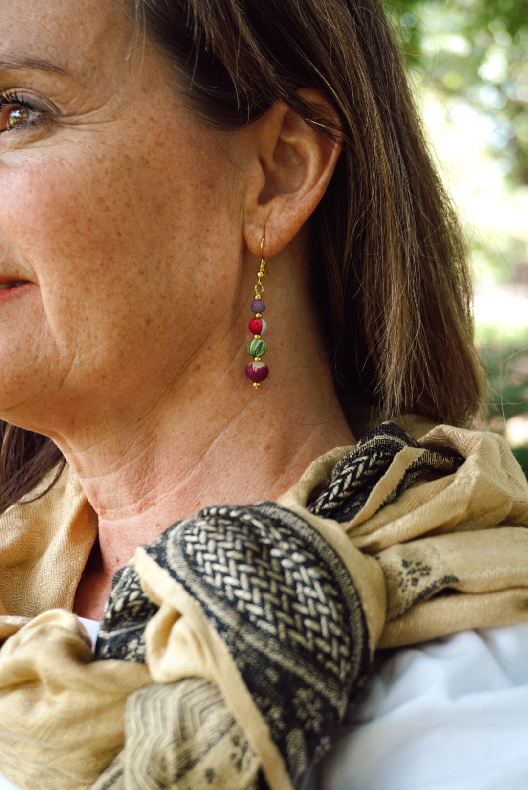 Kantha Earrings