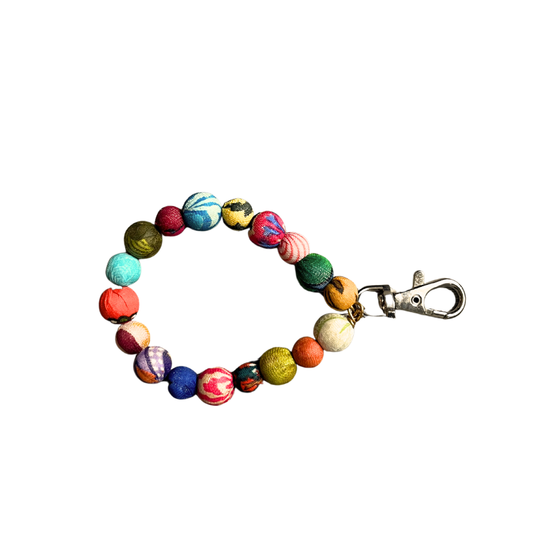 Kantha Keychain