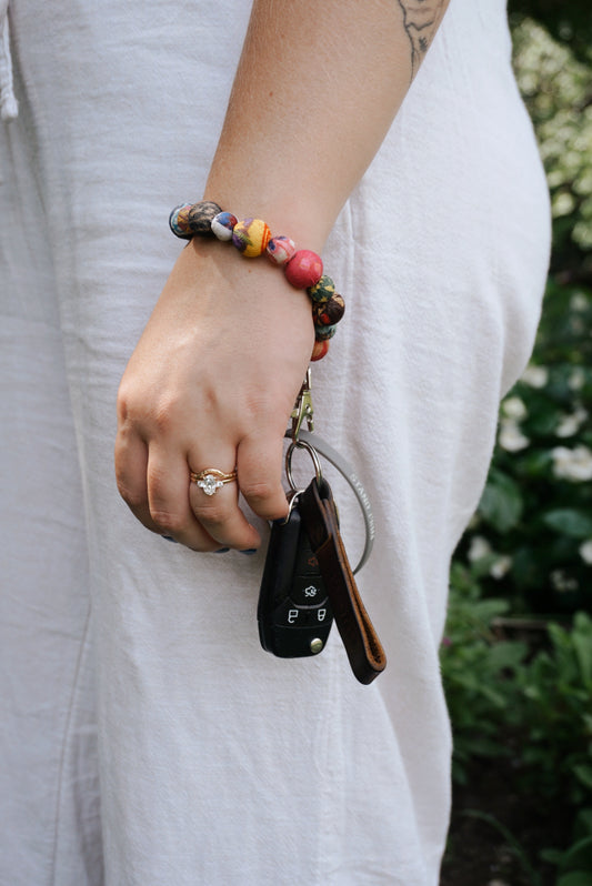 Kantha Keychain