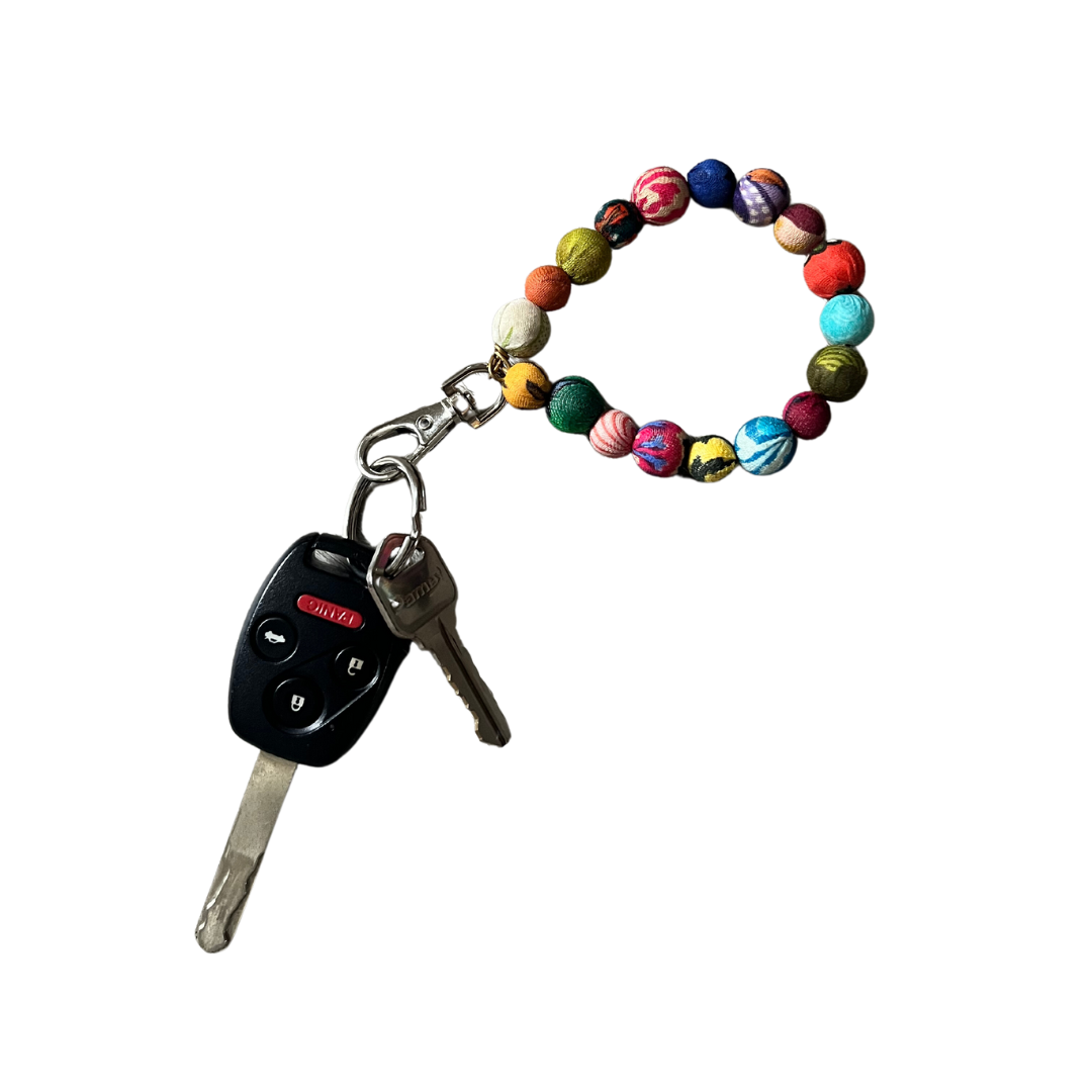 Kantha Keychain