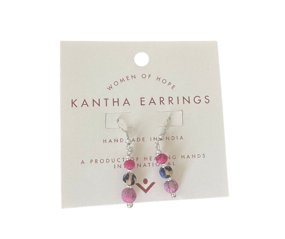 Kantha Earrings