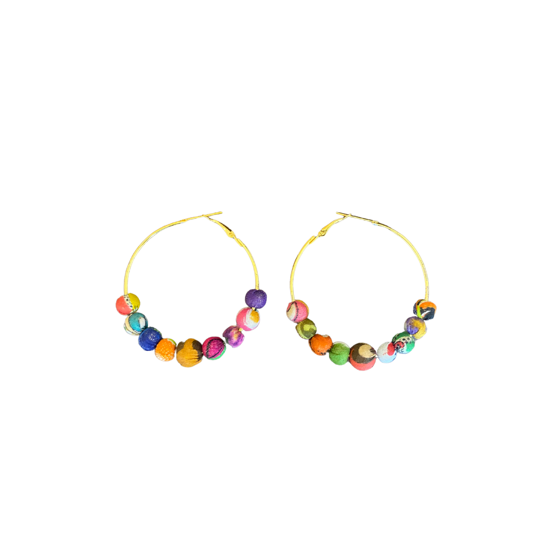 Kantha Earrings