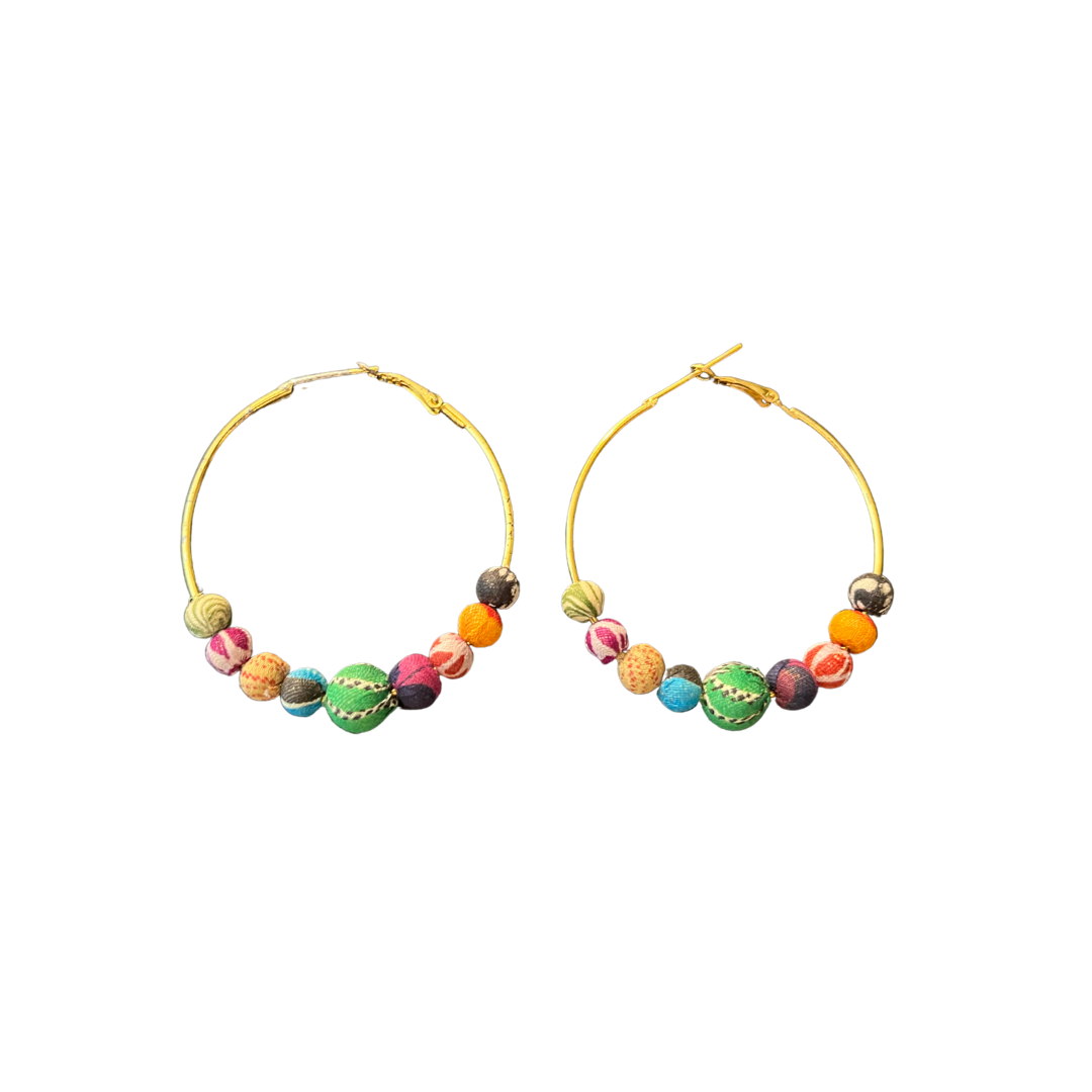 Kantha Earrings