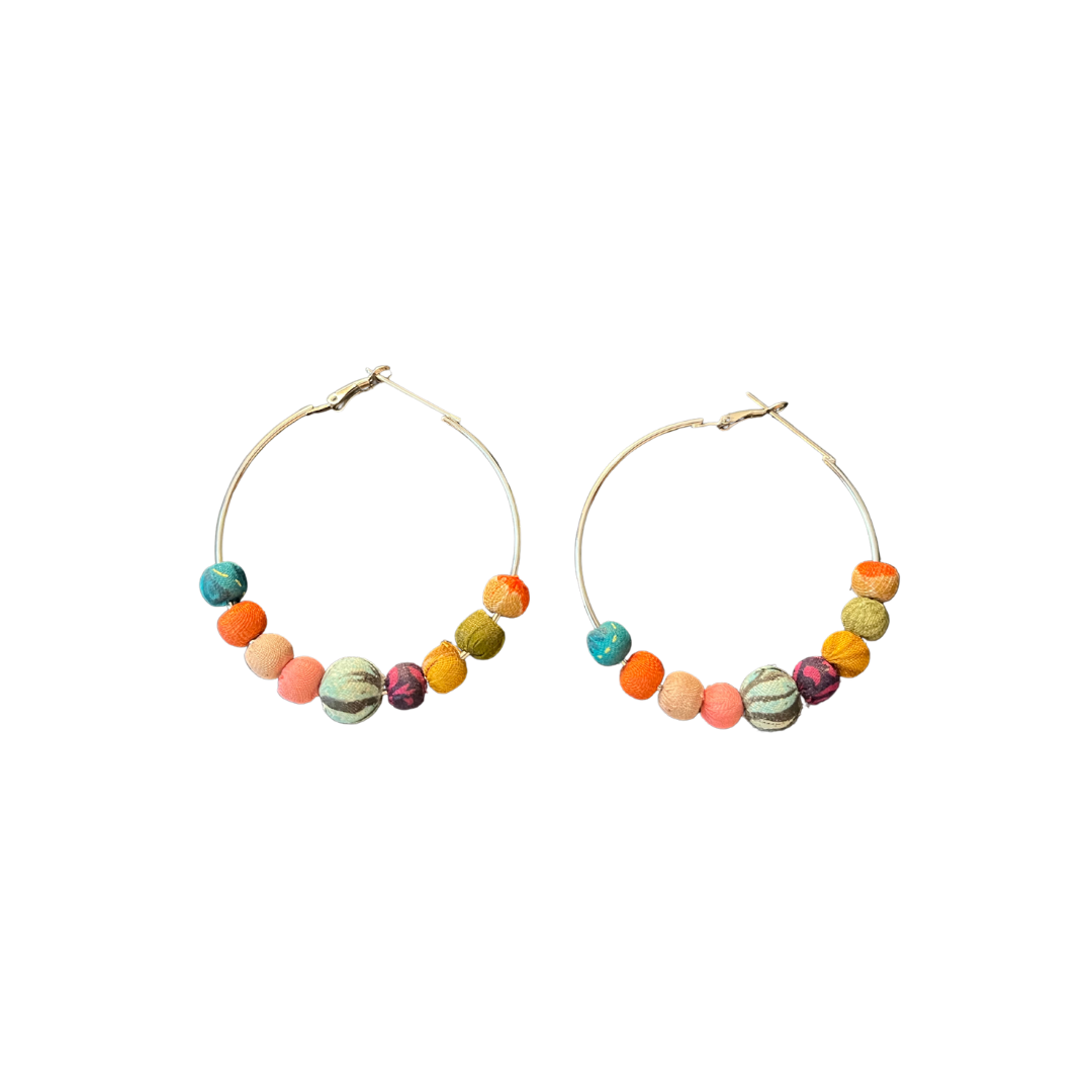 Kantha Earrings