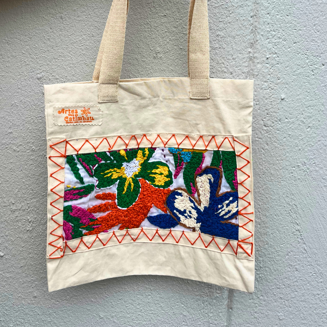Embroidered Tote