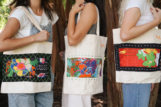 Embroidered Tote