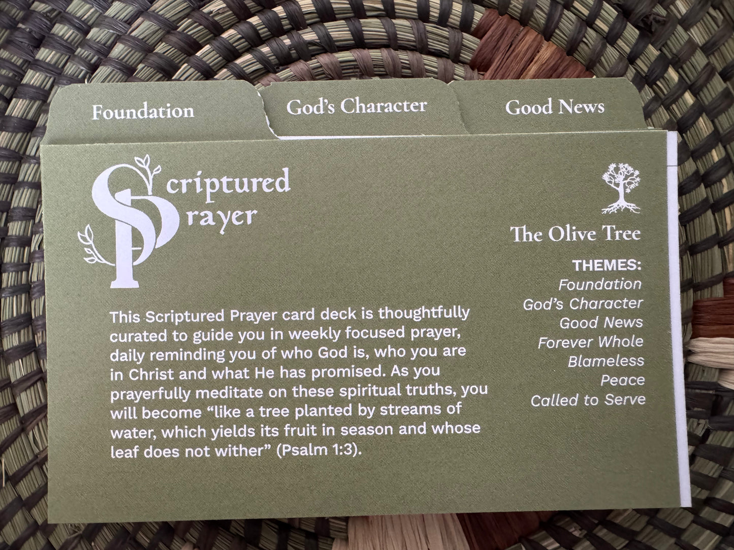 Scriptured Prayer Cards