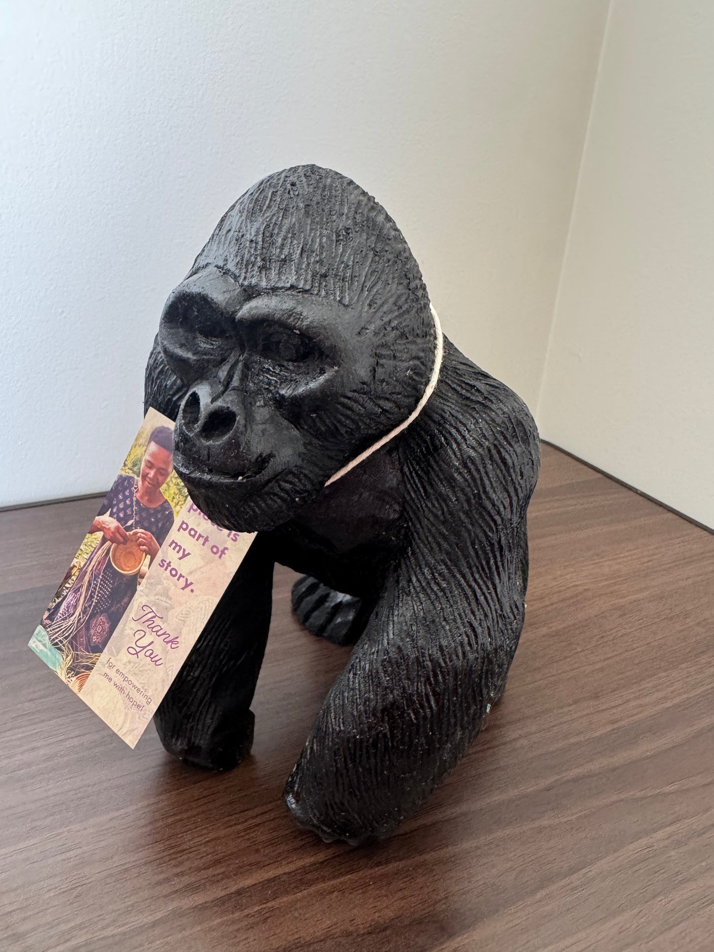 Wooden Gorilla Carving